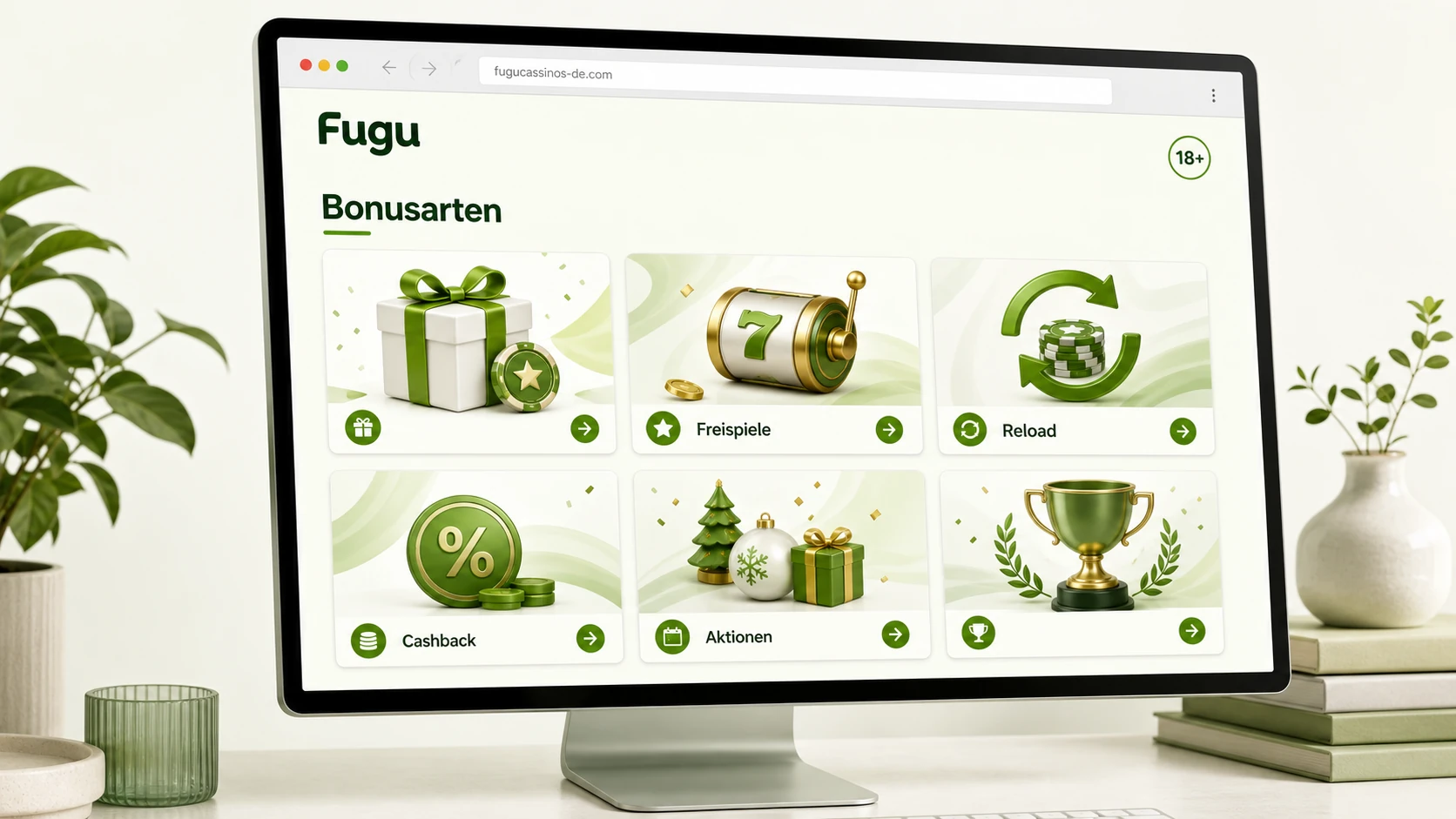 Mögliche Bonusarten bei Fugu Casino