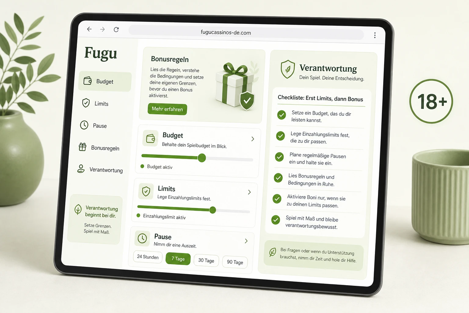 Verantwortungsbewusst mit Bonusaktionen umgehen