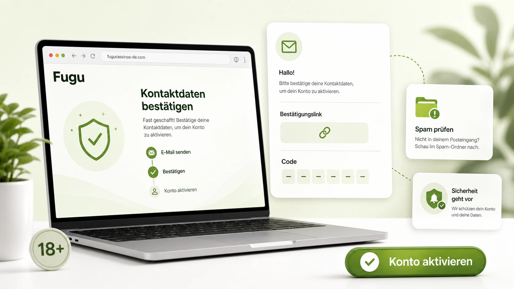 Kontaktdaten bestätigen