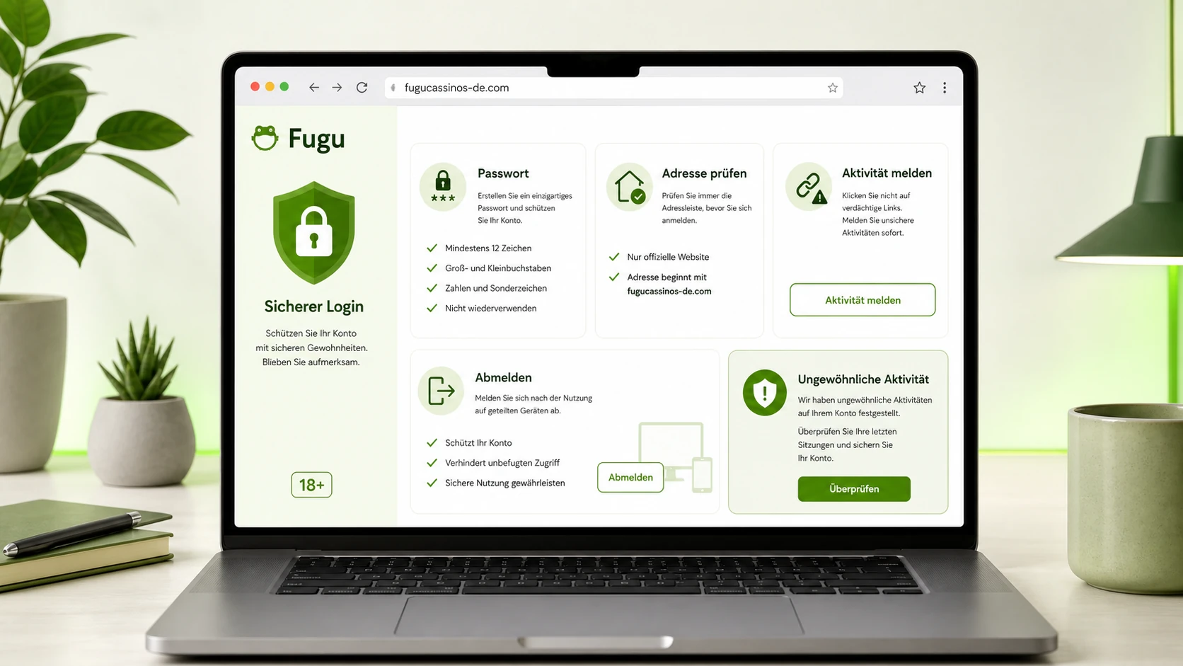 Sicherheit beim Kontozugang